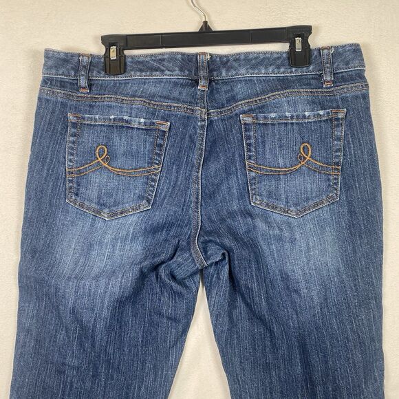 Ann Taylor LOFT Slim Cropped Denim Jeans – Size 14 - Picture 7 of 10